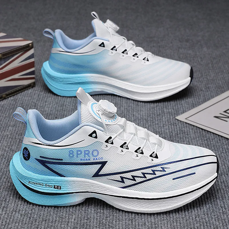 LONGDUIZHANG Shock Absorbers With Abrasion Resistant And Slip Resistant Properties Low Top Running Shoes Unisex-8