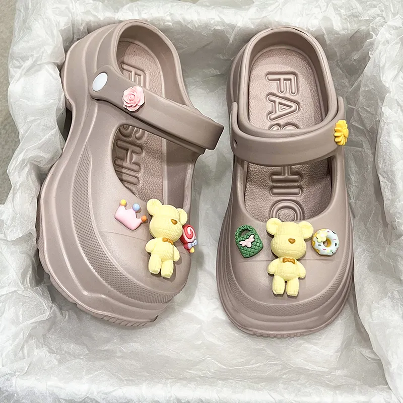 LONGDUIZHANG Clogs Women's-11