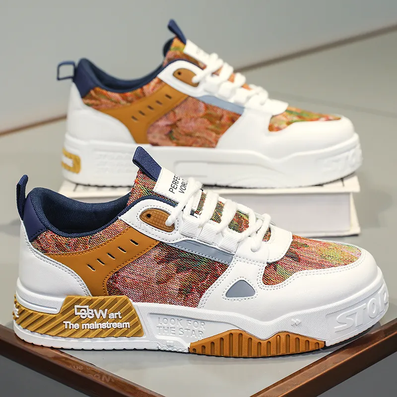 LONGDUIZHANG Slip Resistant Shock Absorbers With Abrasion Resistant Properties Skateboard Shoes Men's-13
