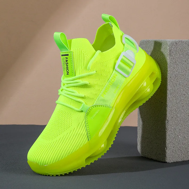 LONGDUIZHANG Shock Absorbers With Slip Resistant And Abrasion Resistant Properties Low Top Running Shoes Unisex-7