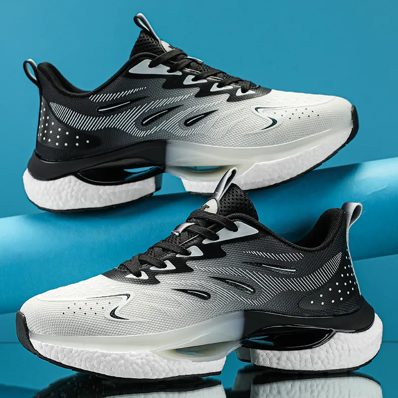 LONGDUIZHANG Cushioning, Slip Resistant, Abrasion Resistant Support Low Top Running Shoes Unisex-7