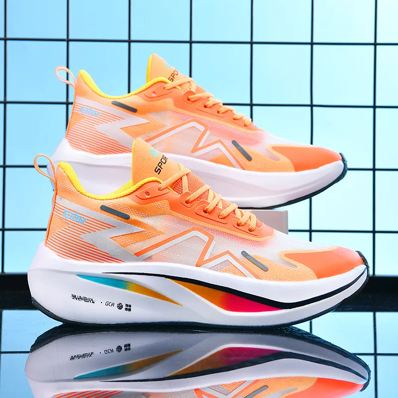LONGDUIZHANG Slip Resistant, Abrasion Resistant, Breathable, Supportive Low Top Running Shoes Men's-12