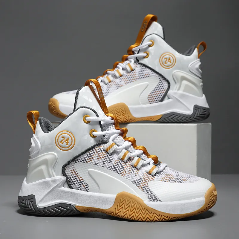 LONGDUIZHANG Cushioning, Slip Resistant, Abrasion Resistant, Support, Breathable High Top Basketball Shoes Unisex-16