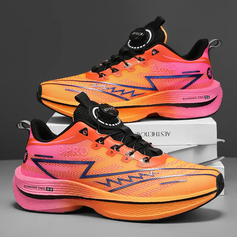 LONGDUIZHANG Shock Absorbers With Abrasion Resistant And Slip Resistant Properties Low Top Running Shoes Unisex-18