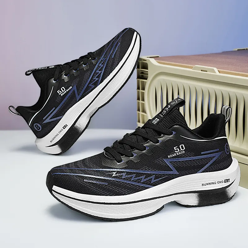 LONGDUIZHANG Cushioning Balance Support Abrasion Resistant Slip Resistant Low Top Running Shoes Unisex-28