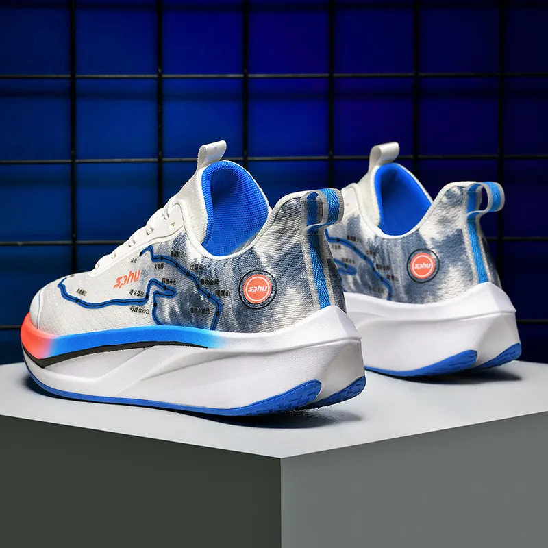 LONGDUIZHANG Balance Support Abrasion Resistant Slip Resistant Low Top Running Shoes Men's-8