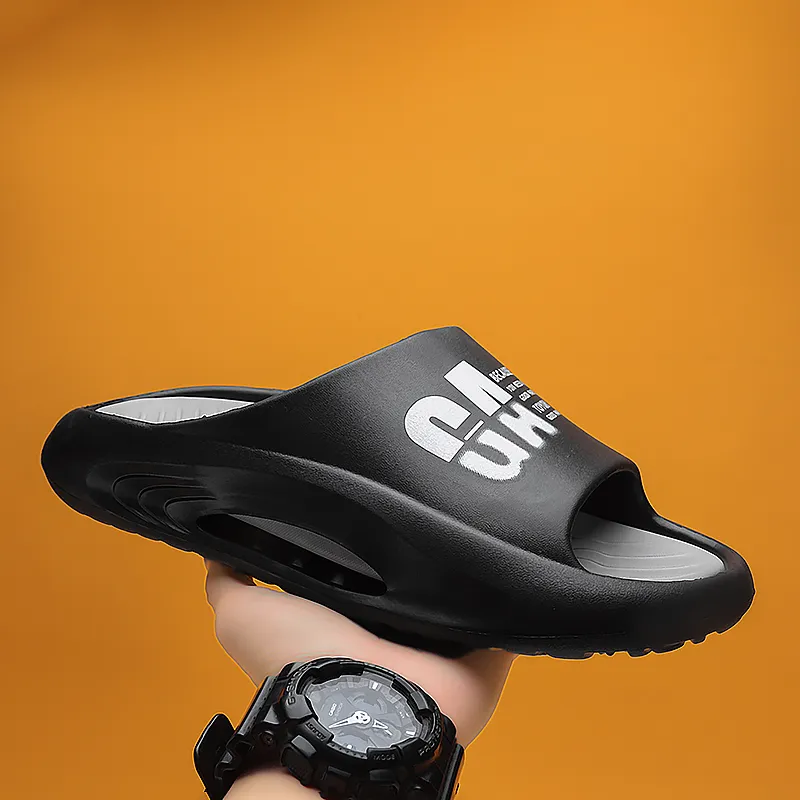 LONGDUIZHANG Quiet Slip Resistant Abrasion Resistant Cushioning Slide Slippers Unisex-7