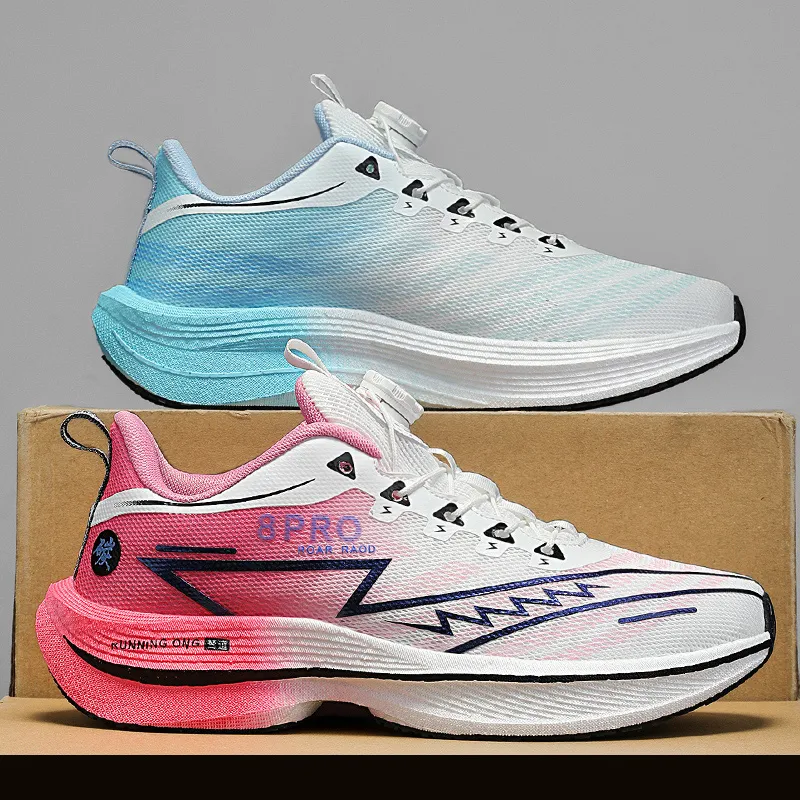 LONGDUIZHANG Shock Absorbers With Abrasion Resistant And Slip Resistant Properties Low Top Running Shoes Unisex-22