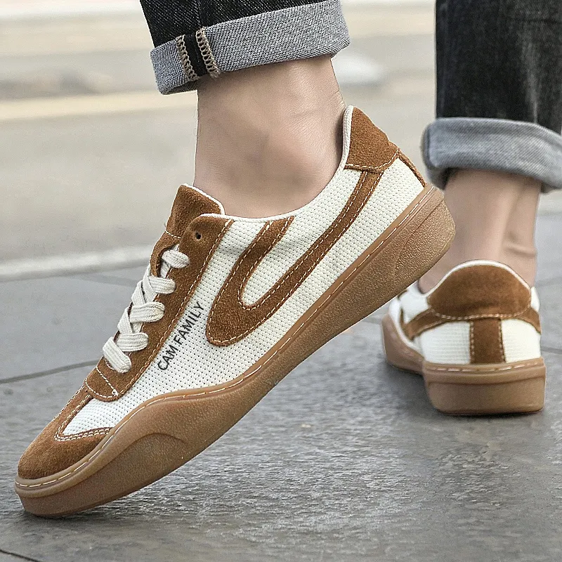 City Camel Abrasion Resistant, Lightweight, And Breathable Low Top Skateboard Shoes Men's-7