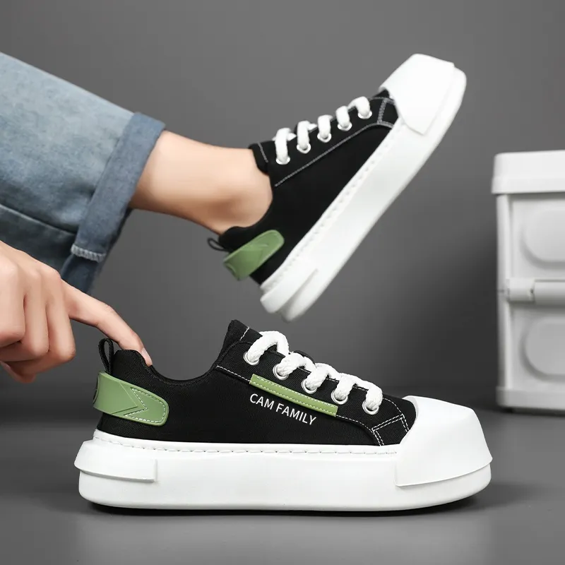 City Camel Anti Slip Wear Resistant Low Top Skateboard Shoes Men's-2