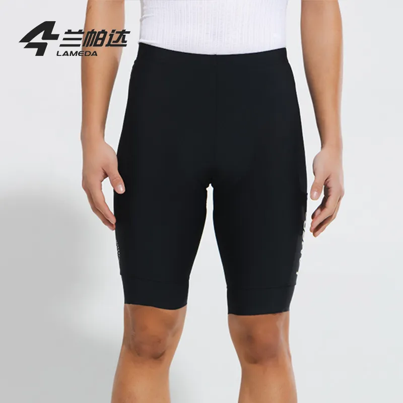 LAMBDA Cycling Pants Men Black Shorts-2