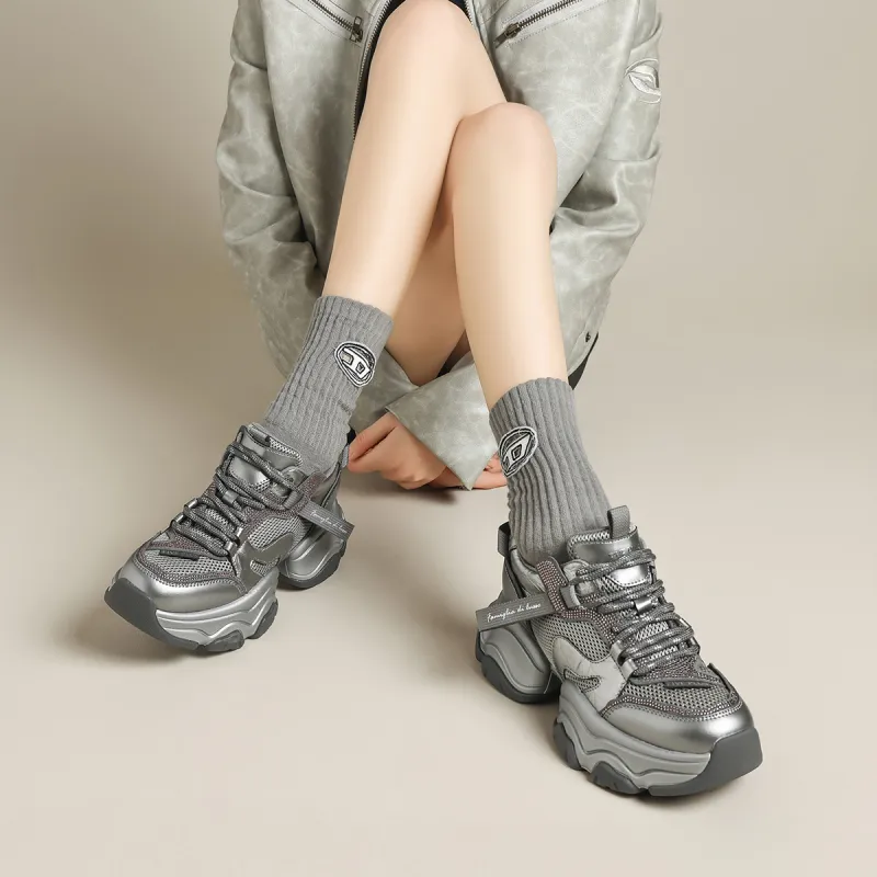 FIVE PLUS Low Top Chunky Sneakers Women's-12