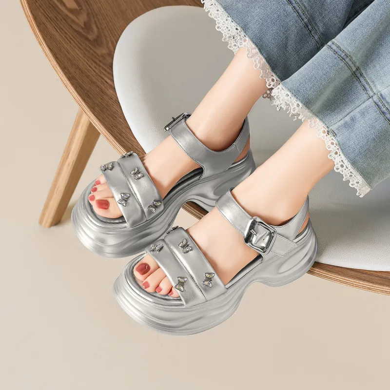 FIVE PLUS One Strap Sandals Women's-17