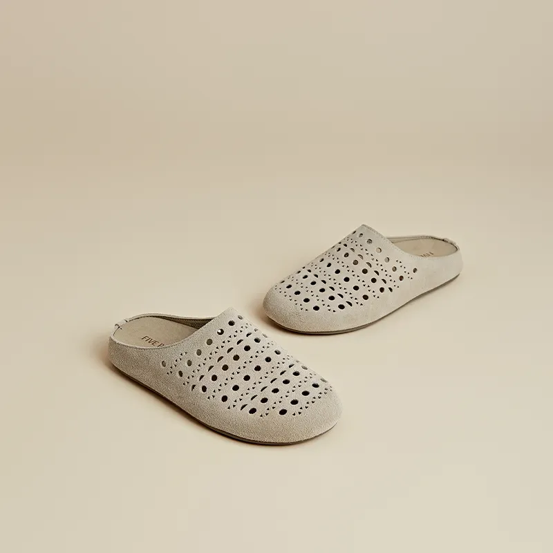 FIVE PLUS Rubber Sole Wrap toe Slippers Women's-9