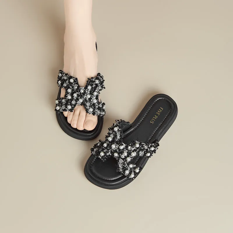 FIVE PLUS Slip Resistant Slide Slippers Women's-13