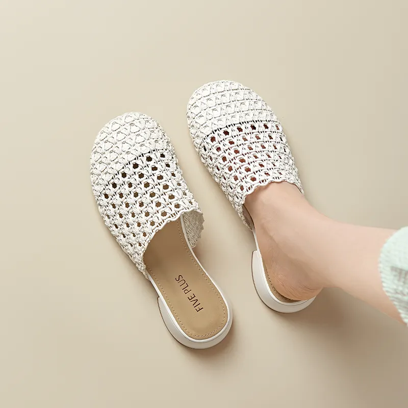 FIVE PLUS Slip Resistant Wrap toe Slippers Women's-12