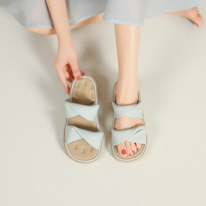 FIVE PLUS Slip Resistant Abrasion Resistant Slide Slippers Women's-2