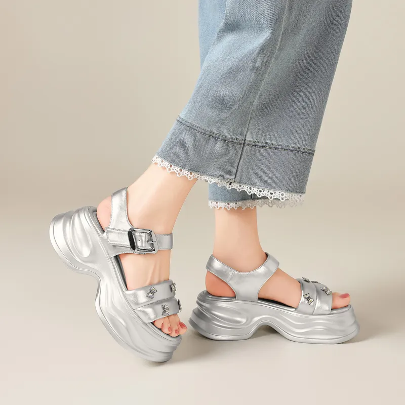 FIVE PLUS One Strap Sandals Women's-16