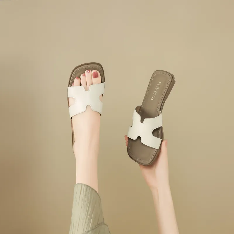 FIVE PLUS Slip Resistant Abrasion Resistant Slide Slippers Women's-3