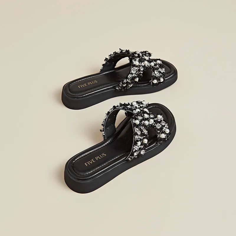 FIVE PLUS Slip Resistant Slide Slippers Women's-11