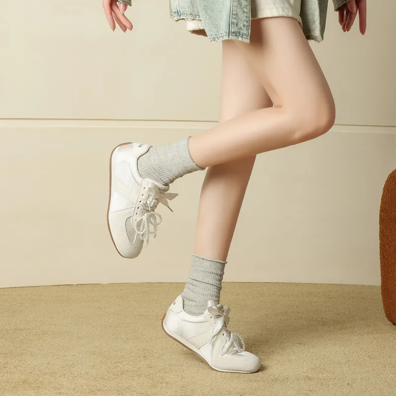 FIVE PLUS Anti Slip Wear Resistant Low Top Skateboard Shoes Women's-3