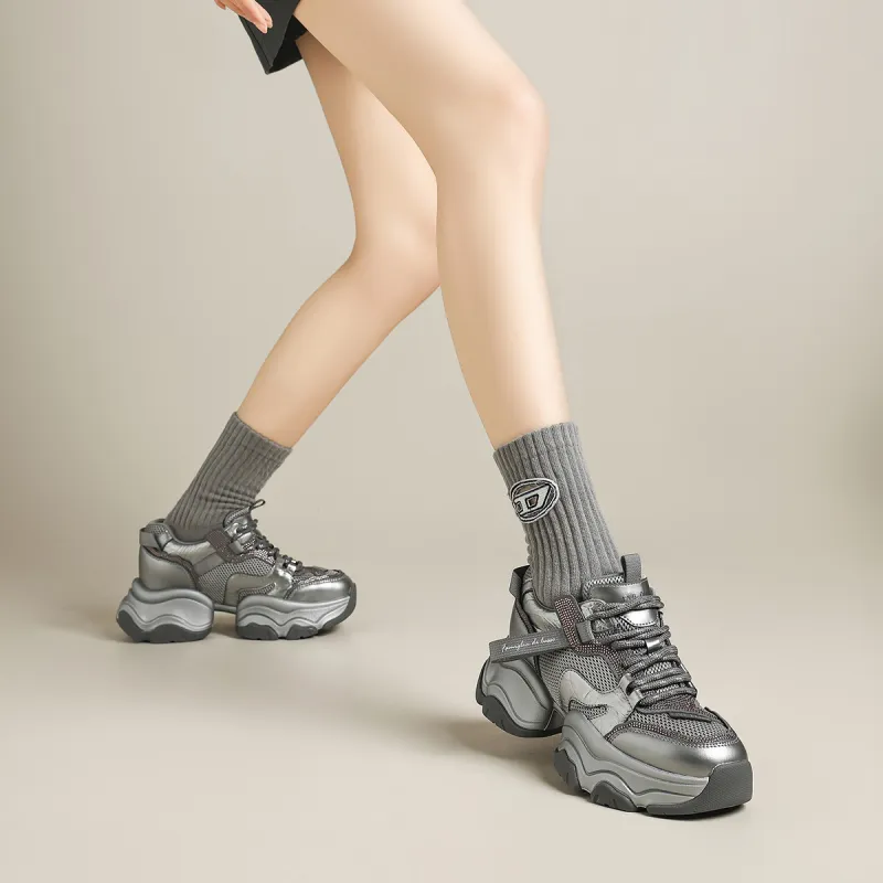 FIVE PLUS Low Top Chunky Sneakers Women's-11