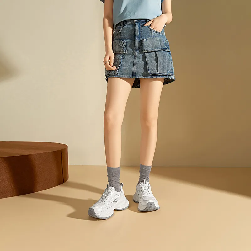 FIVE PLUS Low Top Chunky Sneakers Women's-13