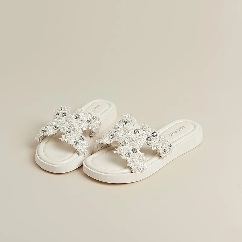 FIVE PLUS Slip Resistant Slide Slippers Women's-3