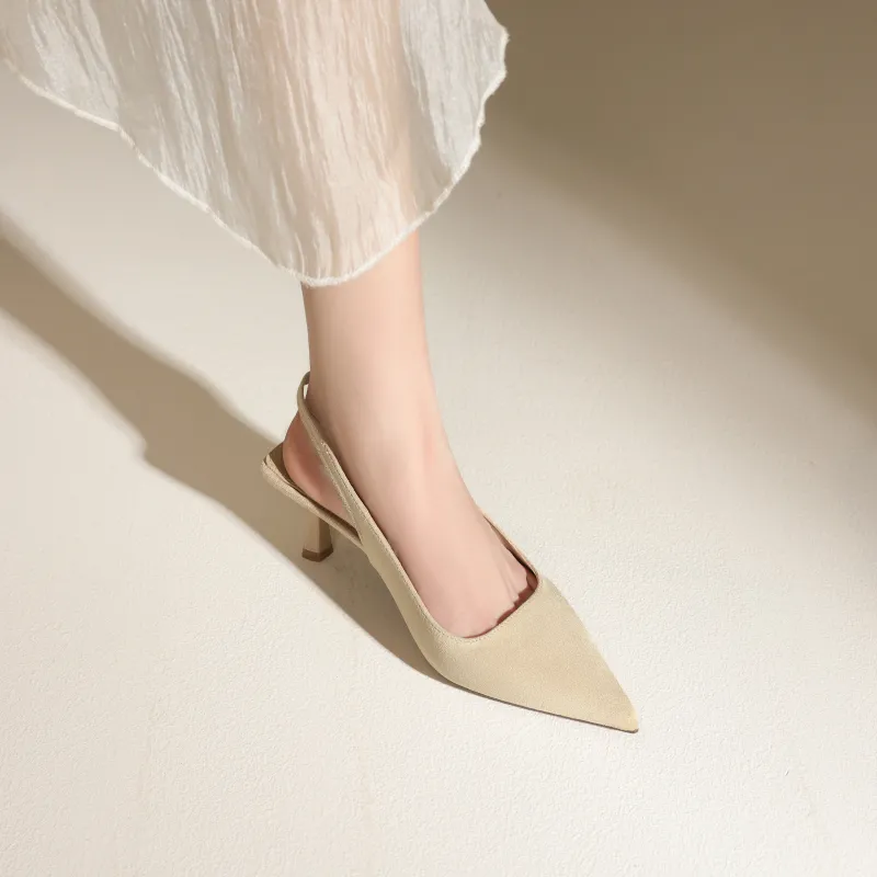 FIVE PLUS Slim Heel High Heels Women's-11