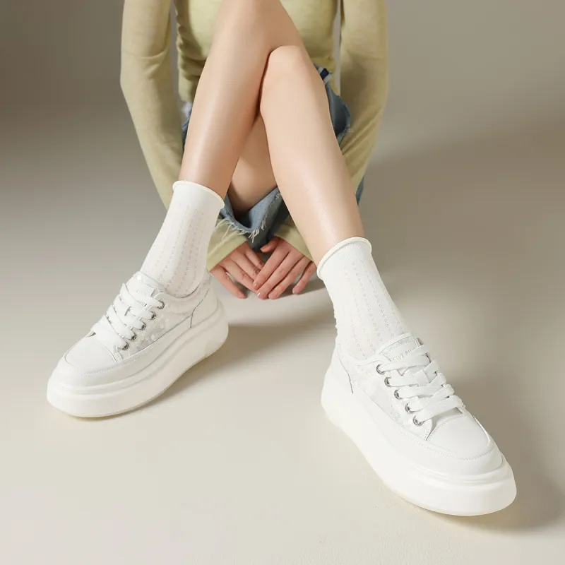 FIVE PLUS Anti Slip Wear Resistant Low Top Skateboard Shoes Women's-10