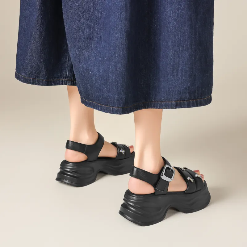 FIVE PLUS One Strap Sandals Women's-8