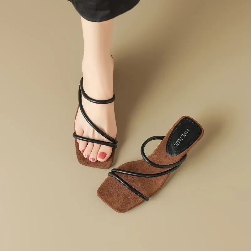 FIVE PLUS Slip Resistant Odor Resistant Abrasion Resistant Slide Slippers Women's-11