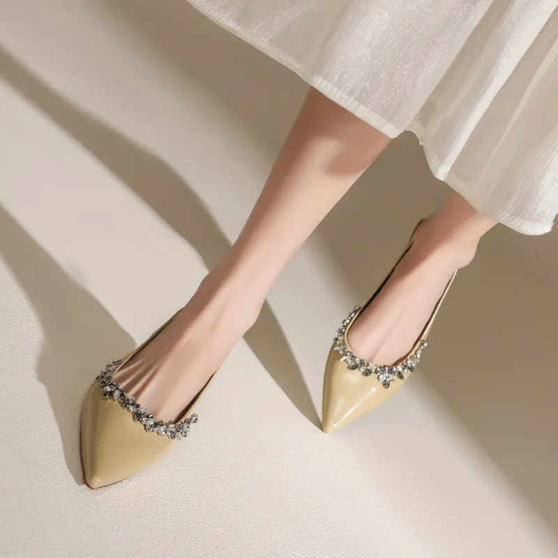 FIVE PLUS High Heels Women's Beige-9