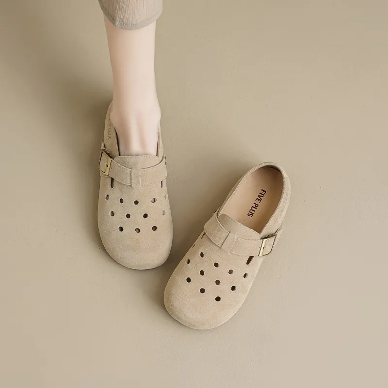 FIVE PLUS Casual Single Shoes Low Top Women's Light Apricot-3