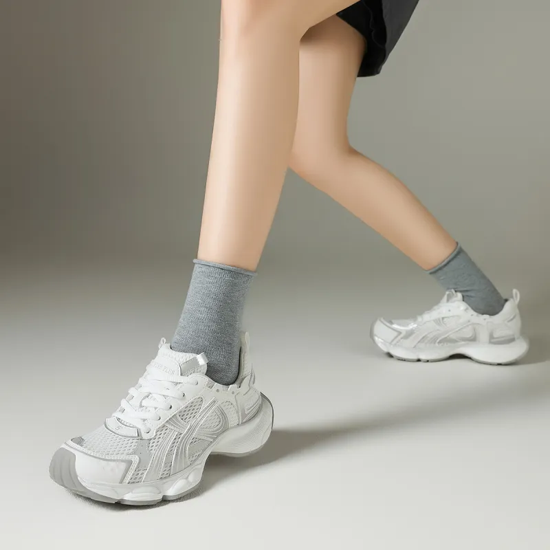 FIVE PLUS Anti Slip Wear Resistant Low Top Chunky Sneakers Women's-14
