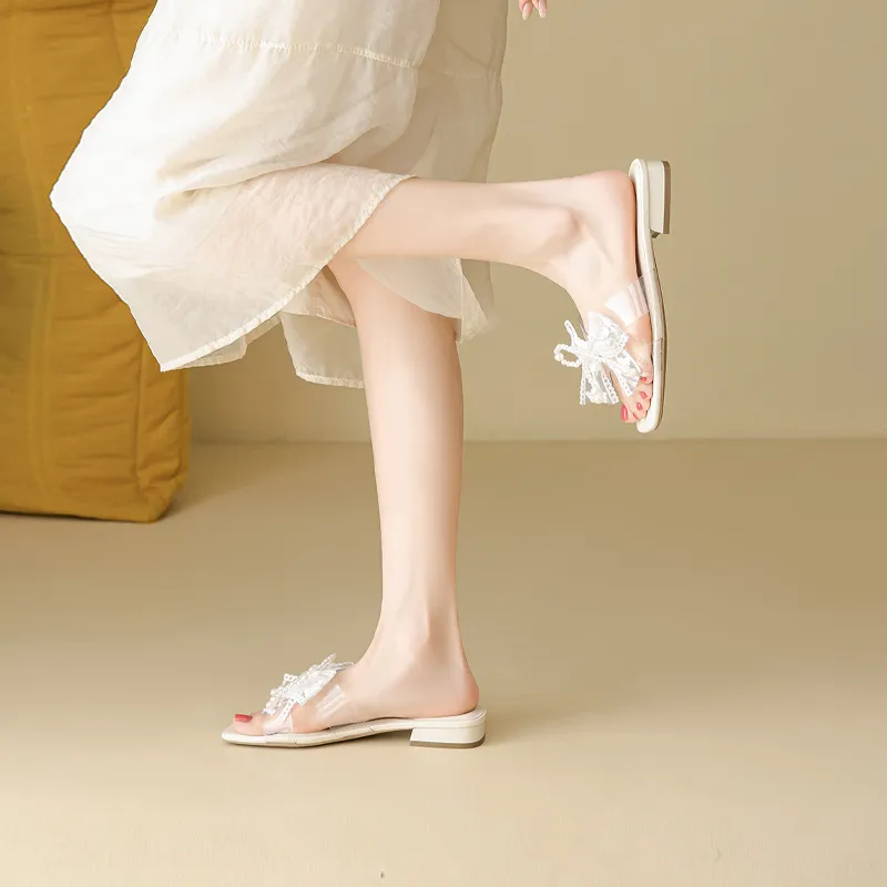 FIVE PLUS Rubber Sole Slide Slippers Women's-5