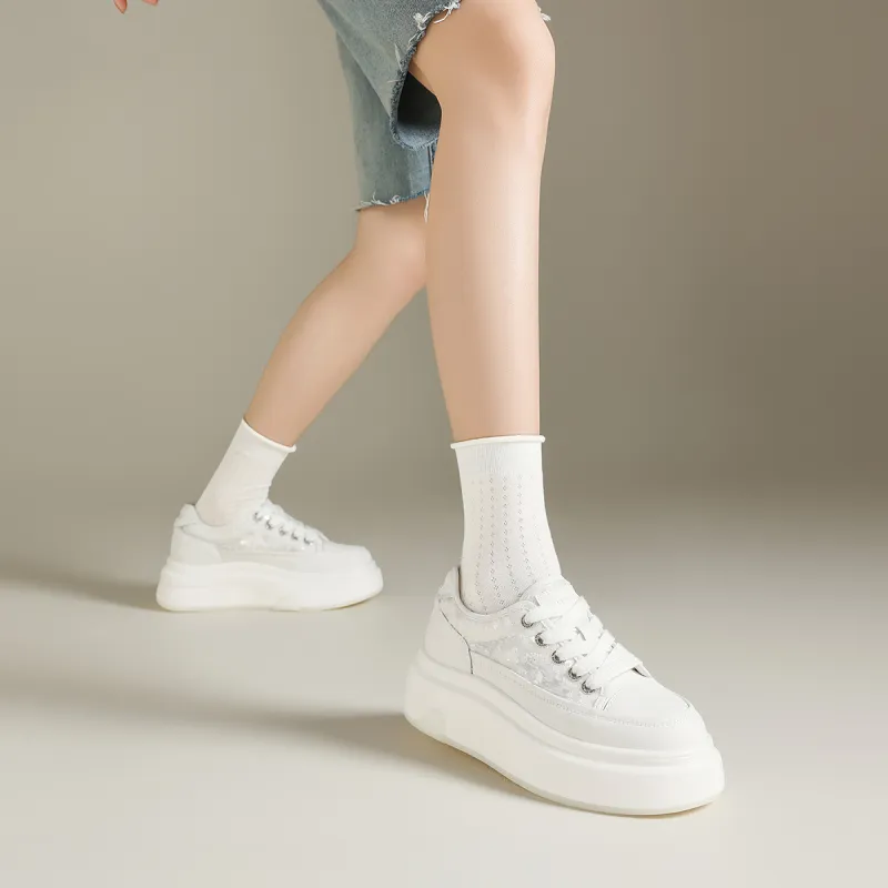 FIVE PLUS Anti Slip Wear Resistant Low Top Skateboard Shoes Women's-8