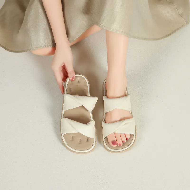 FIVE PLUS Slip Resistant Abrasion Resistant Slide Slippers Women's-8