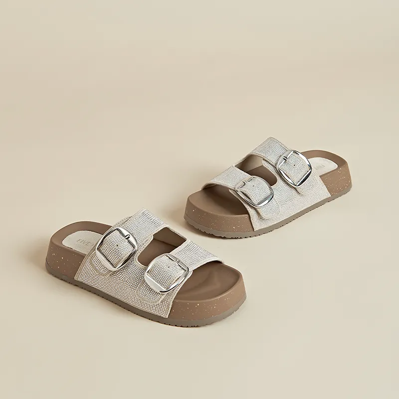 FIVE PLUS Odor Resistant Slide Slippers Women's-4