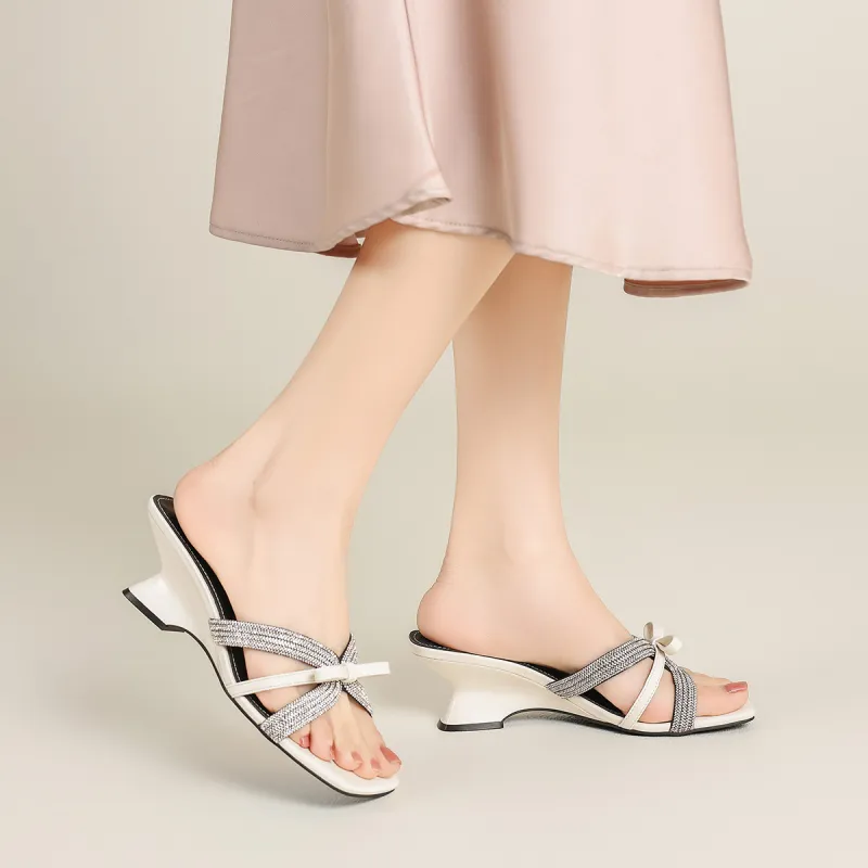 FIVE PLUS Slip Resistant Abrasion Resistant Slide Slippers Women's-4