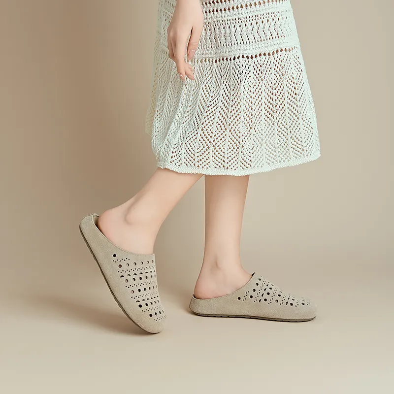 FIVE PLUS Rubber Sole Wrap toe Slippers Women's-13