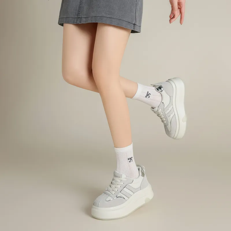 FIVE PLUS Anti Slip Wear Resistant Low Top Skateboard Shoes Women's-4