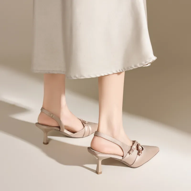 FIVE PLUS Slim Heel High Heels Women's-10