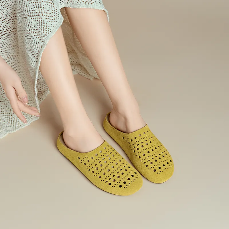FIVE PLUS Rubber Sole Wrap toe Slippers Women's-5