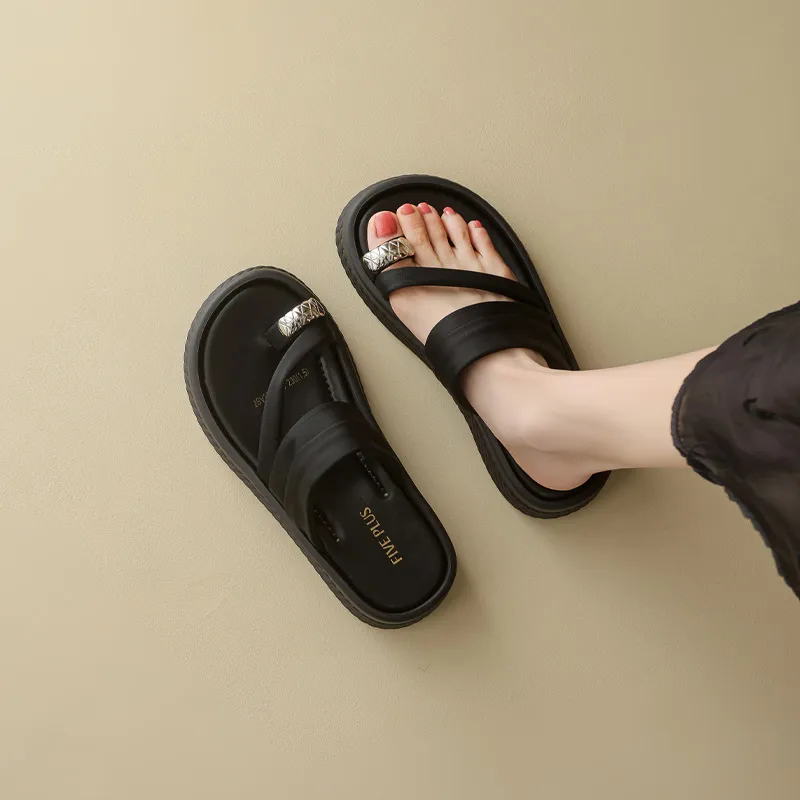 FIVE PLUS Slip Resistant Slide Slippers Women's-9