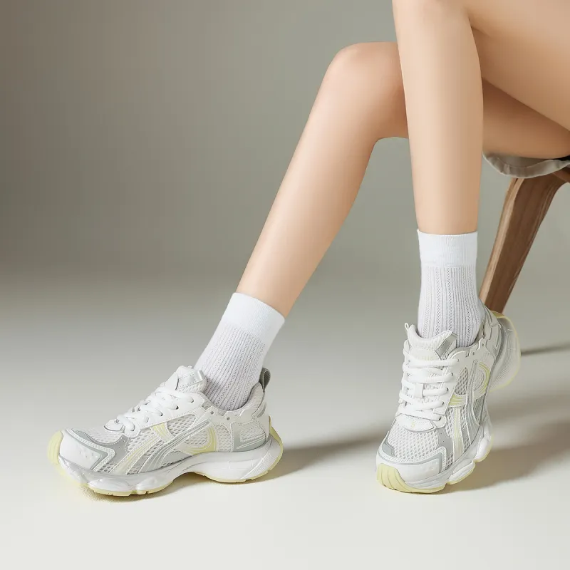 FIVE PLUS Anti Slip Wear Resistant Low Top Chunky Sneakers Women's-2