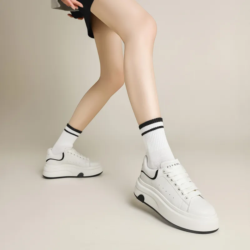 FIVE PLUS Anti Slip Wear Resistant Low Top Skateboard Shoes Women's-3