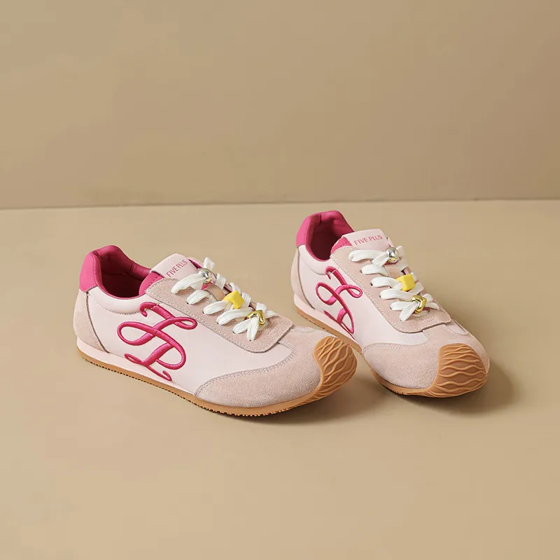 FIVE PLUS Slip Resistant Cushioning Lightweight Low Top Skateboard Shoes Women's-10