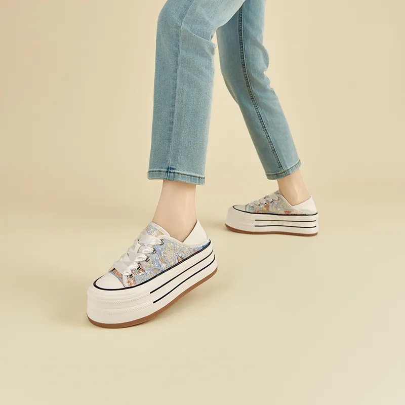 FIVE PLUS Low-Top Skateboard Shoes Women's-3