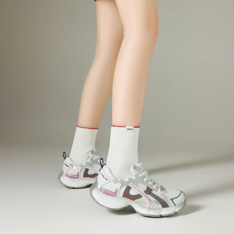 FIVE PLUS Anti Slip Wear Resistant Low Top Chunky Sneakers Women's-11